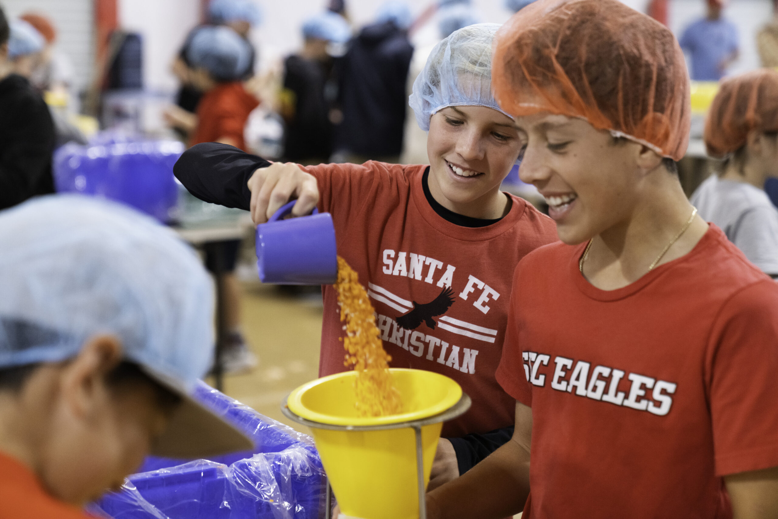 All hands on deck for the annual “Give Thanks Give Back” event